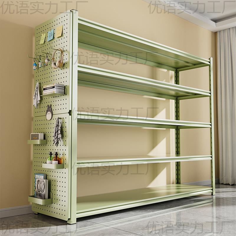 家用置物架多层收纳架客厅书架杂物间整理架地下室储物架落地货架