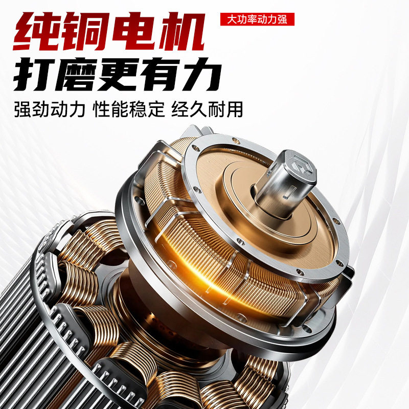 三头打磨机手持无尘电动地坪研磨机多功能水泥地面粗刨磨边