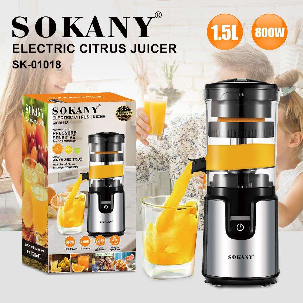 出口SOKANY01018橙汁机电动榨汁机水果压榨机柳橙机CITRUSJUICER