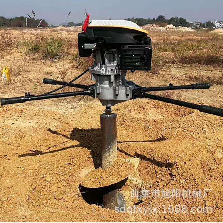 便携式电线杆打洞机四冲程汽油植树挖窝机绿化造林挖坑机