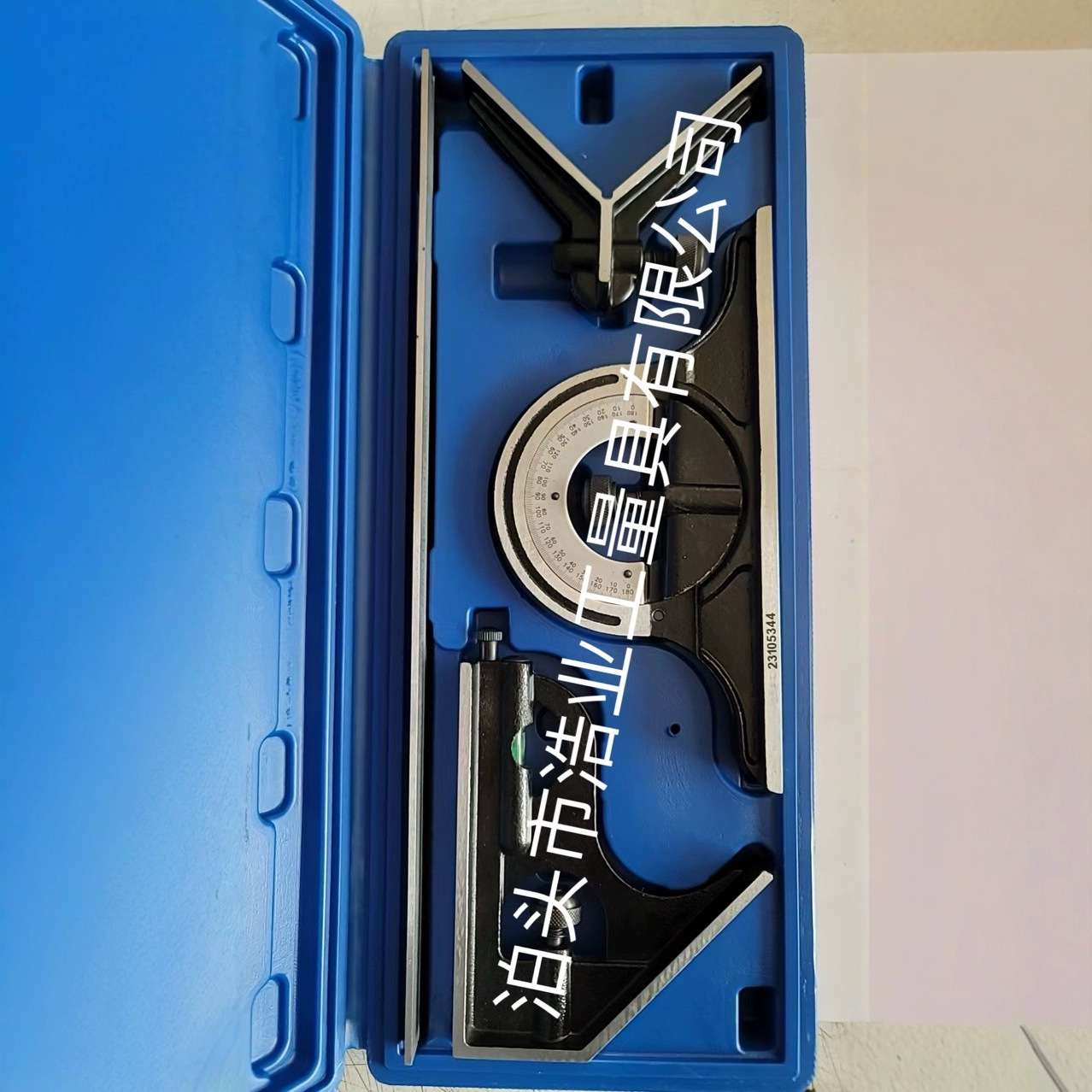 公英制活动直角四件套量角器12寸角度规水平仪180度组合角度尺