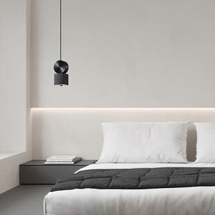 现代极简小吊灯全铜餐厅吧台意式创意设计师卧室床头灯现代简约