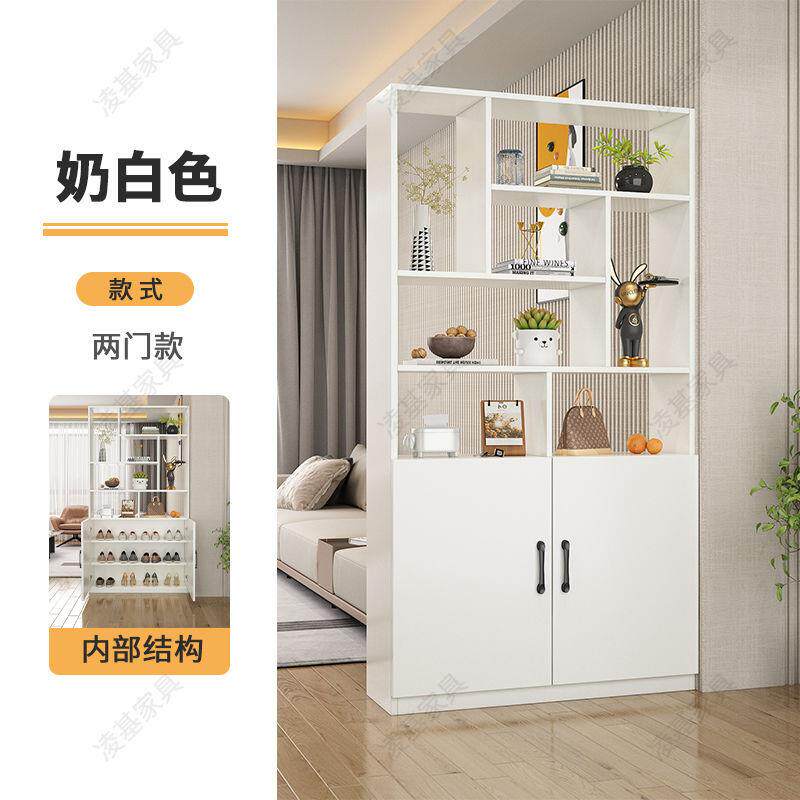 简约时尚单面玄关隔断柜门厅柜现代入门屏风间厅柜遮挡柜一体组合