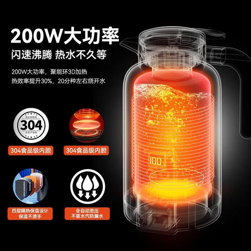 2024新款12v24v通用两用货车大容量保温一体加热电热杯
