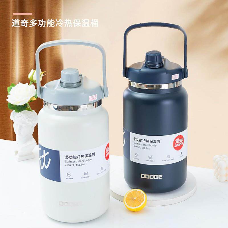 希乐道奇超大容量保温壶4600ML多功能冷热保温桶手提简约