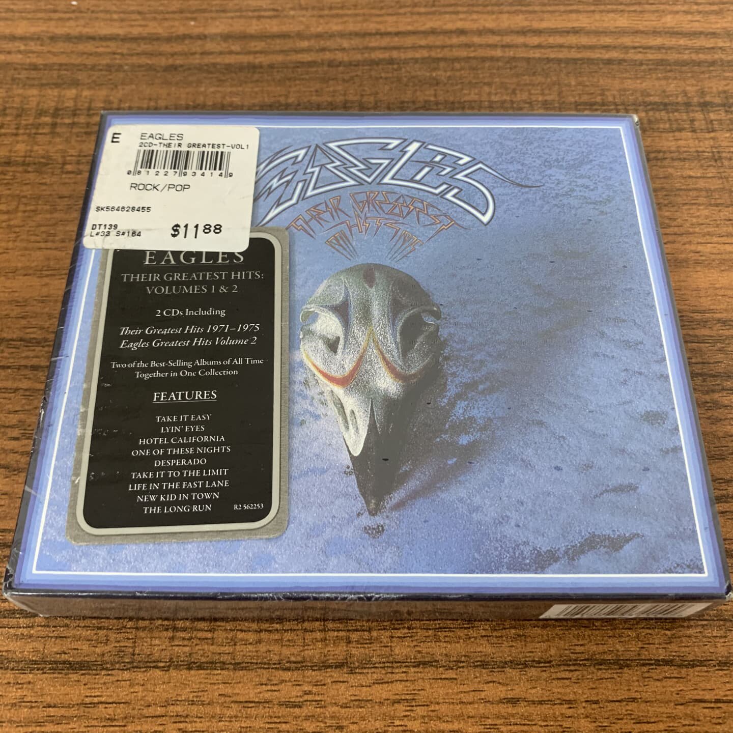 Американская версия нераспечатанного альбома Eagles Their Greatest Hits Volumes 2CD Изображение 1