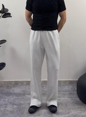 Roast Lucky 宽松直筒拉链卫裤健身男款运动休闲百搭cleanfit长裤