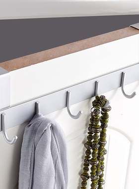 UOCO免打孔太空铝挂门后挂钩门背挂衣架无痕创意免钉门上挂衣钩