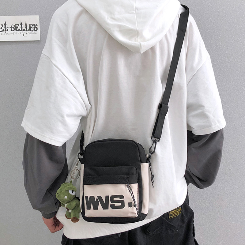 时尚潮流男士休闲风单肩包