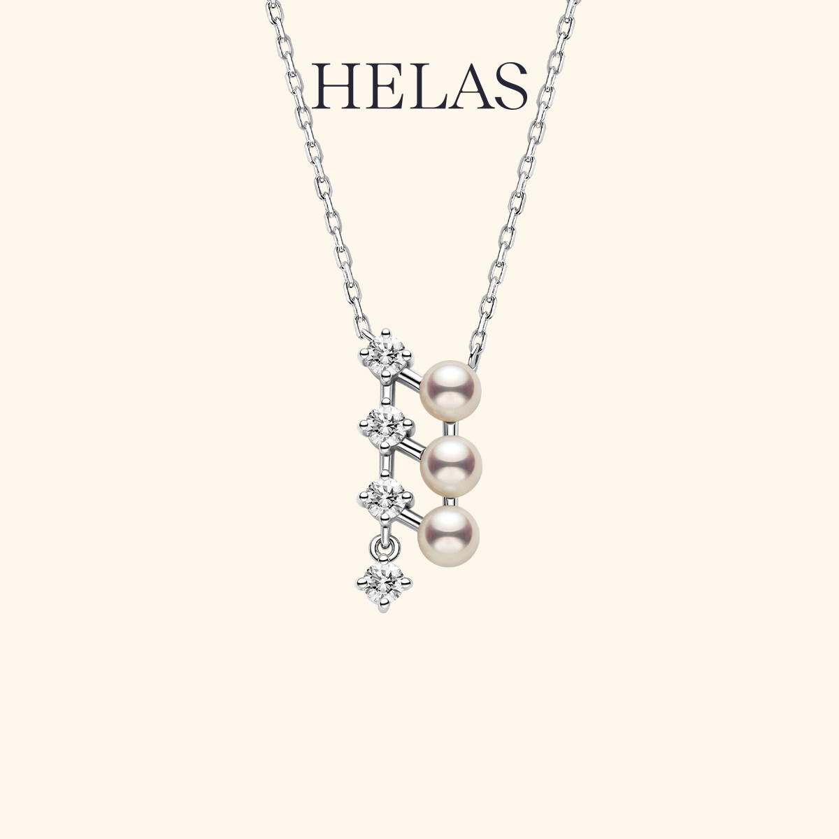 HELAS赫拉淡水珍珠S925银项链图片
