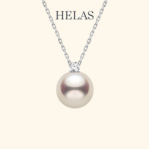 HELAS赫拉爱迪生珍珠吊坠9K金