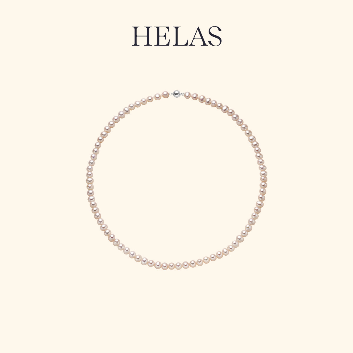 HELAS赫拉淡水珍珠S925银项链图片