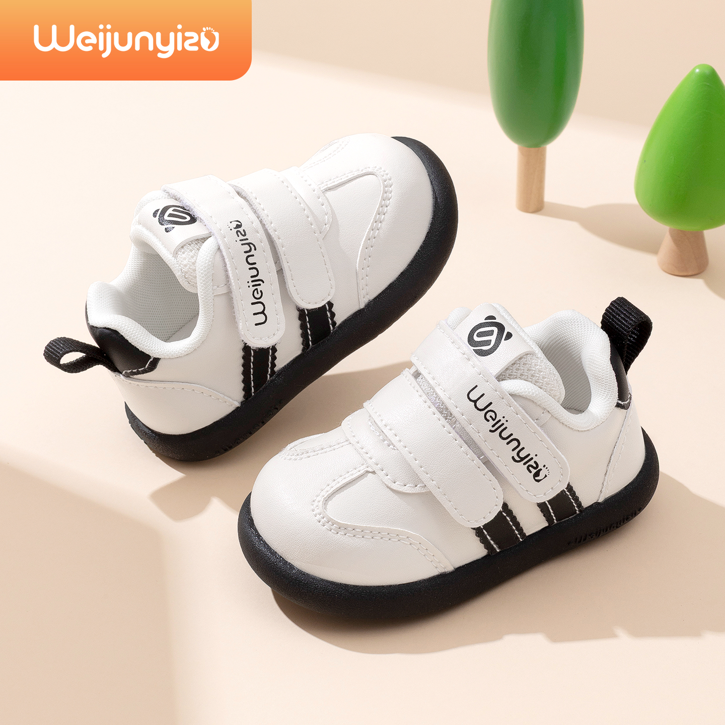 学步鞋男宝宝鞋子春秋季软底透气1一3岁婴儿鞋子女宝机能鞋德训鞋