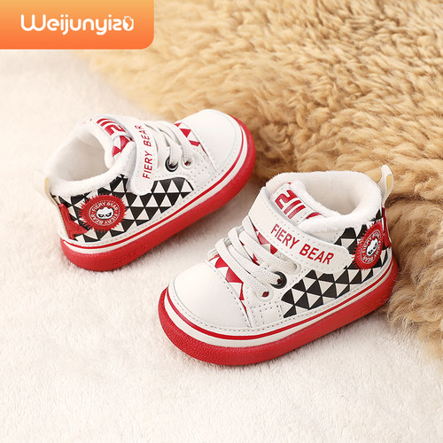 今日推荐宝宝学步鞋冬季防滑加绒