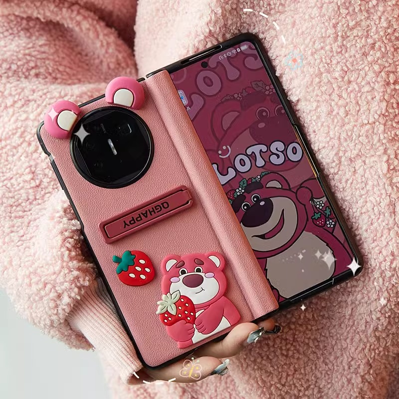 VIVOXFold5皮质卡通手机壳