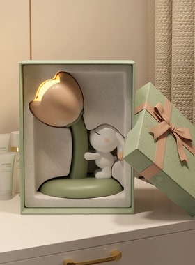 创意郁金香小夜灯睡眠灯礼品盒装