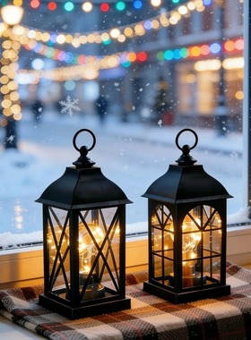 美式小夜灯餐厅酒吧桌面装饰摆件