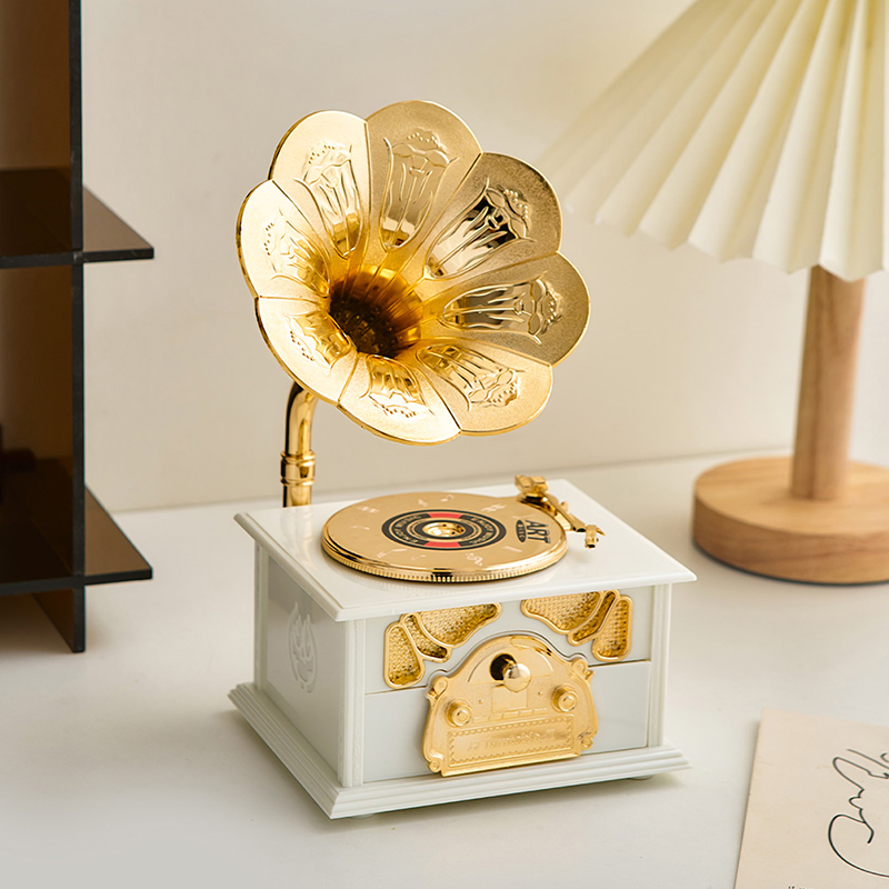 装饰品办公桌复古留声机现代