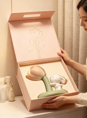 创意郁金香花朵家居摆件礼盒装