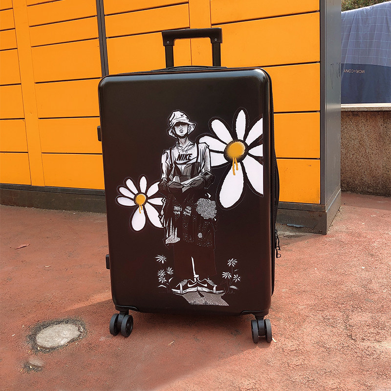 行李箱ins网红新款拉杆箱女万向轮20小型密码旅行皮箱子24寸学生