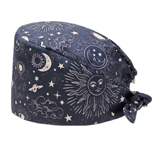 杜蜜岚星空手术帽女纯棉厚款包头帽护士帽口腔医生工作帽男士专用