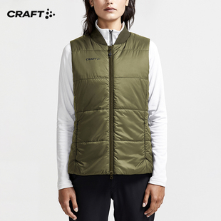CRAFT夸夫特冬季新品运动跑步骑行运动防风CORE充棉保暖马甲女