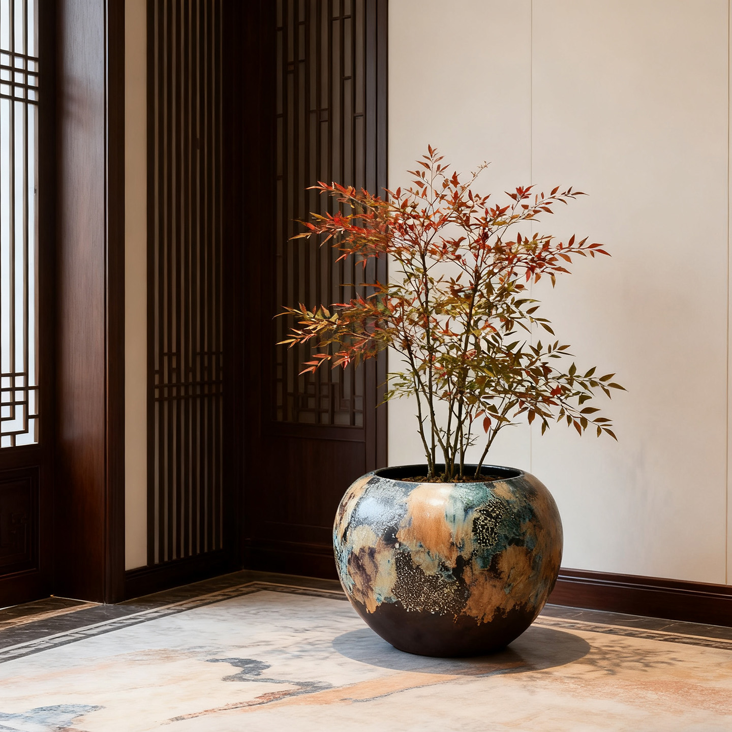 特大号复古家用庭院绿植陶瓷花盆