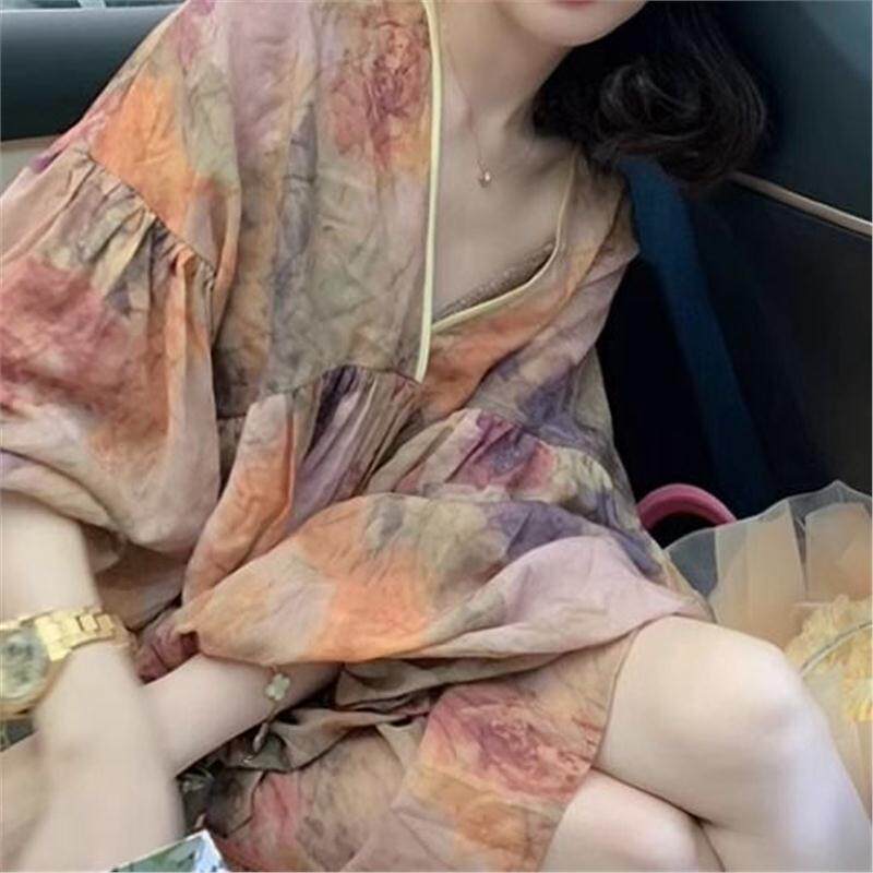 希腊神女风贵贵气质度假防晒衬衫半裙套装2026夏法式复古时尚女装
