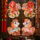 2026新年马年春节立体福字门贴新款 饰 过年生肖对贴纸窗花墙贴画装