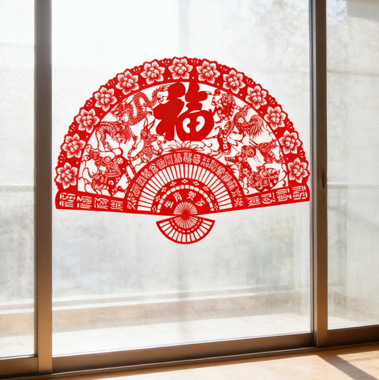 元旦马年画新款2026椭圆无纺布玻璃雕刻纸剪纸窗花贴电视墙贴装饰,节庆用品/礼品,喜字/剪纸/贴纸,淘宝优惠券,粉丝福利购,淘宝优惠卷