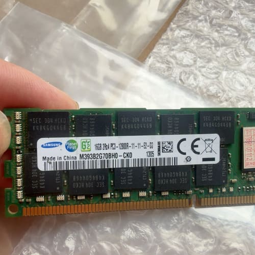 三星16G DDR3 ECC REG服务器内存，2Rx4，P