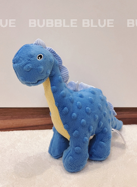 INS 毛绒动物恐龙合集 狗狗发声玩具响纸 互动陪伴磨牙耐咬bb叫