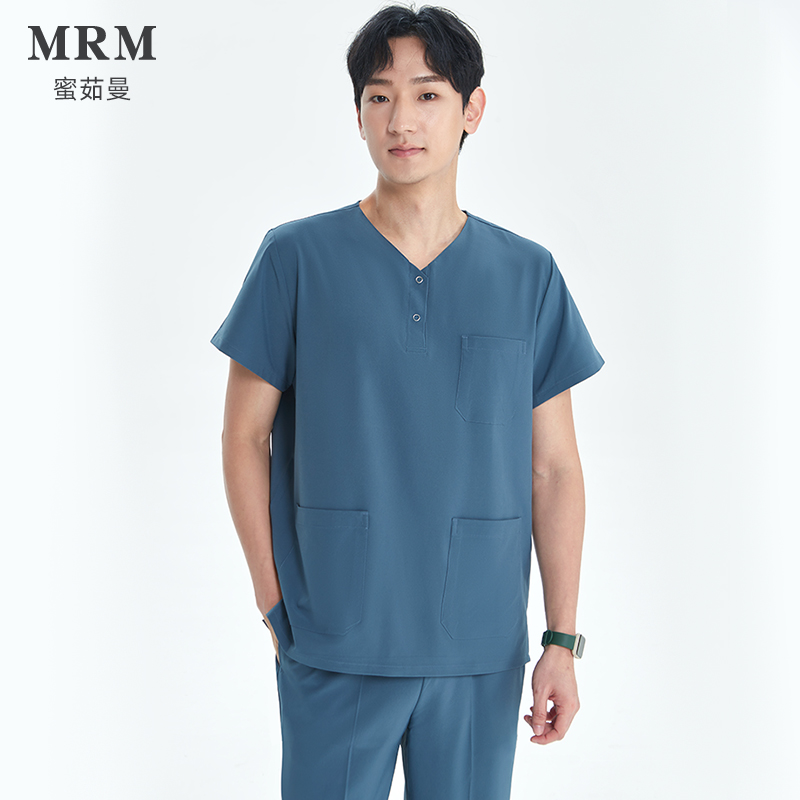 蜜茹曼弹力速干手术服加密刷手衣