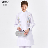 医护人员工作服护理服美容院冬 医生大褂短袖 蜜茹曼护士服长袖 女款