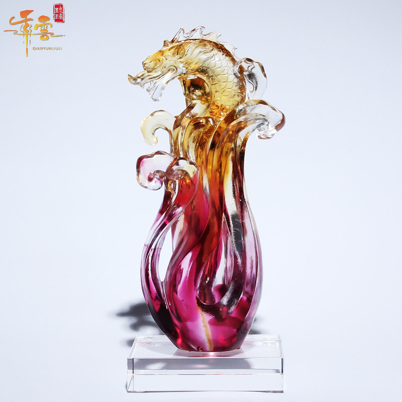 红色招财轻奢风房间布置水晶琉璃