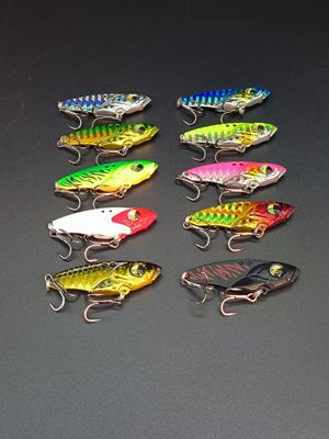 薄背vib大小河铅包铜震颤东江红眼鳊鱼淡水海钓翘嘴鲈鱼路亚饵