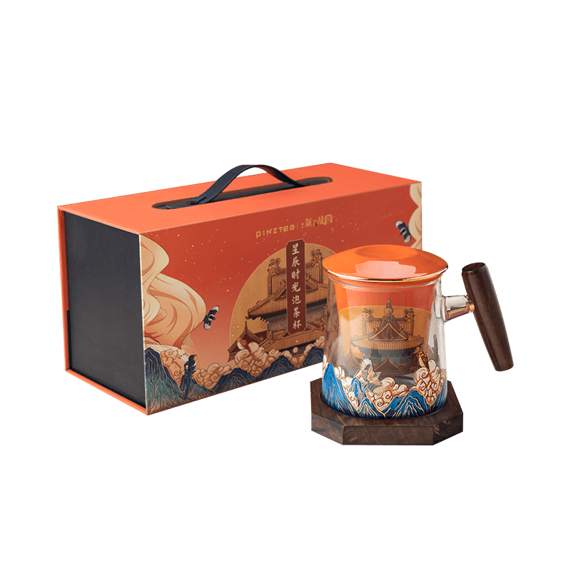 上新了故宫星辰时光泡茶杯茶漏茶水分离杯办公室男友生日爸爸礼物