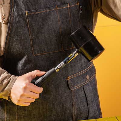 得力钢管橡胶锤橡皮锤