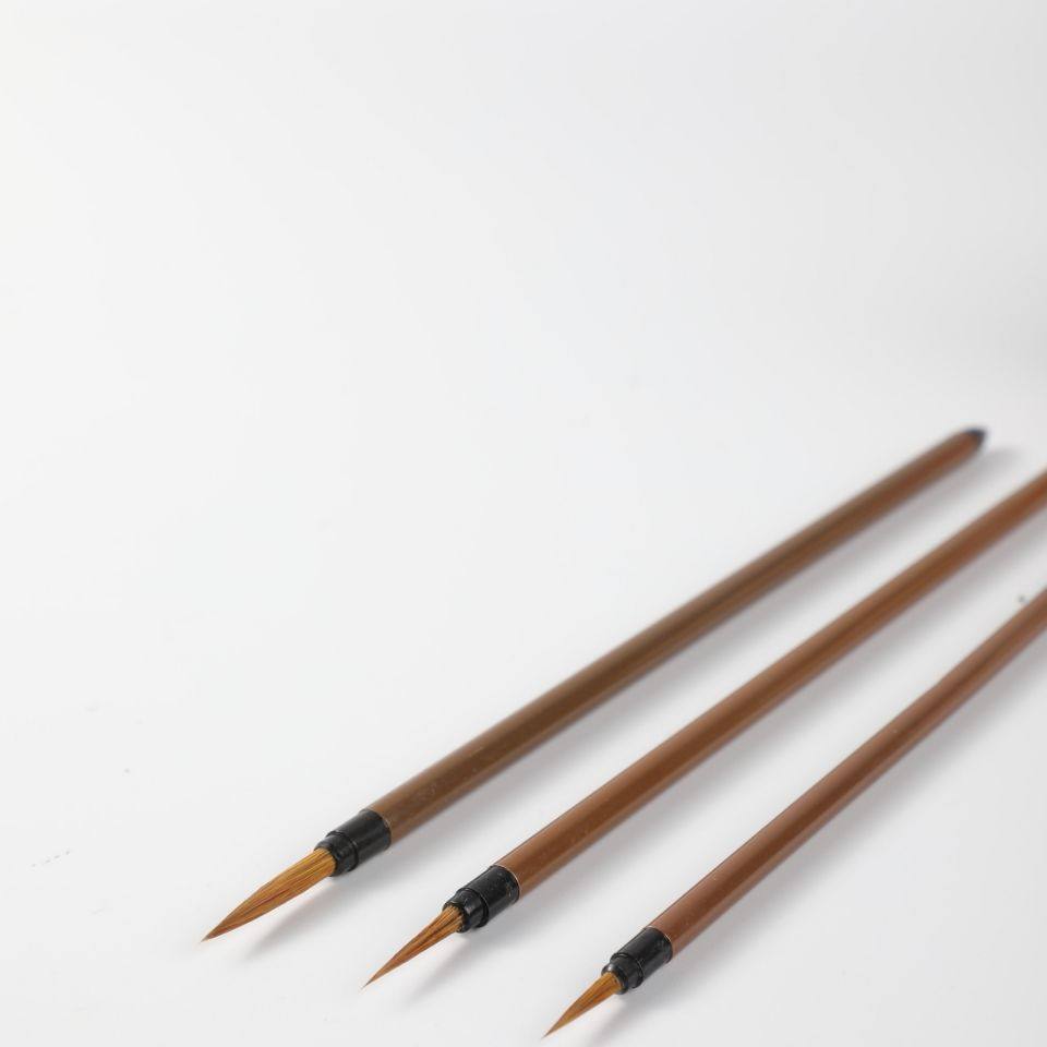 花枝俏水彩极细狼毫小勾线笔毛笔手绘笔套装线描笔国画工笔画白描