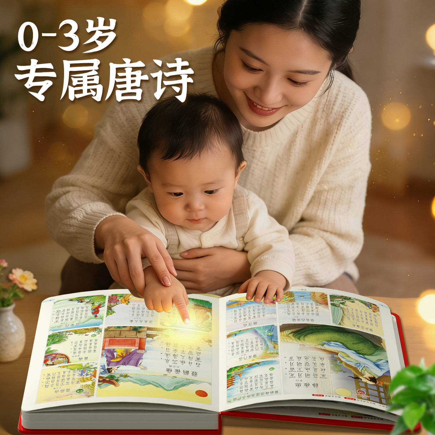会说话的唐诗三百首幼儿早教点读发声书启蒙学习机儿童玩具益智