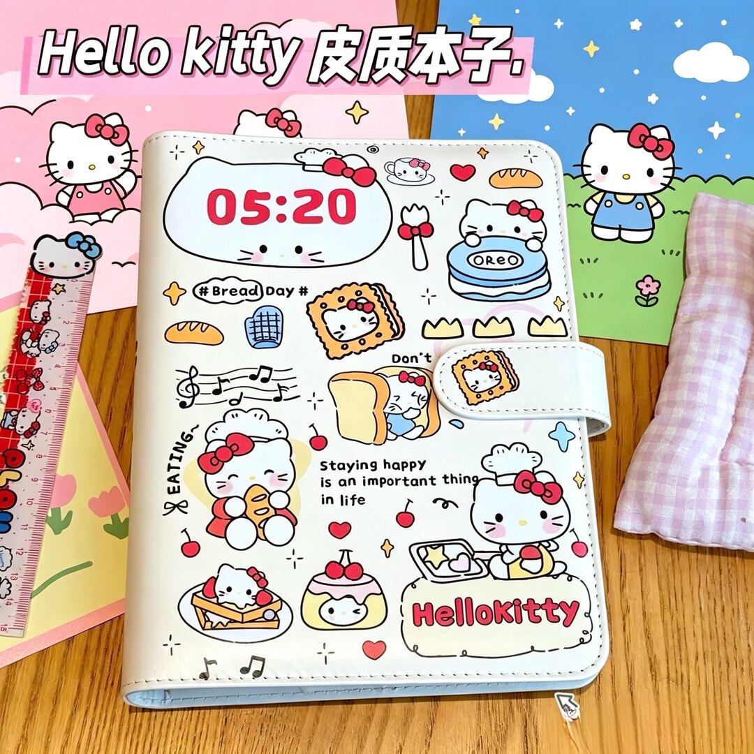 KT吐司小猫磁吸扣手账本