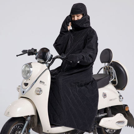 电动车骑行服骑车防寒冬天骑摩托车保暖神器冬季装备女防风衣加绒