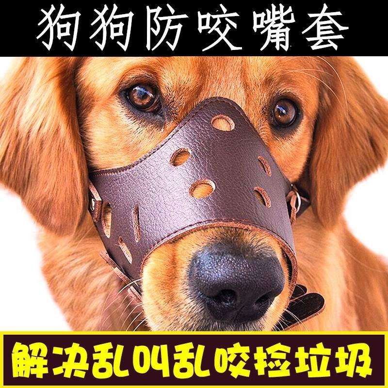 罩狗套中大型犬嘴套狗狗防咬防叫口笼宠物马犬杜高金毛阿拉斯加嘴