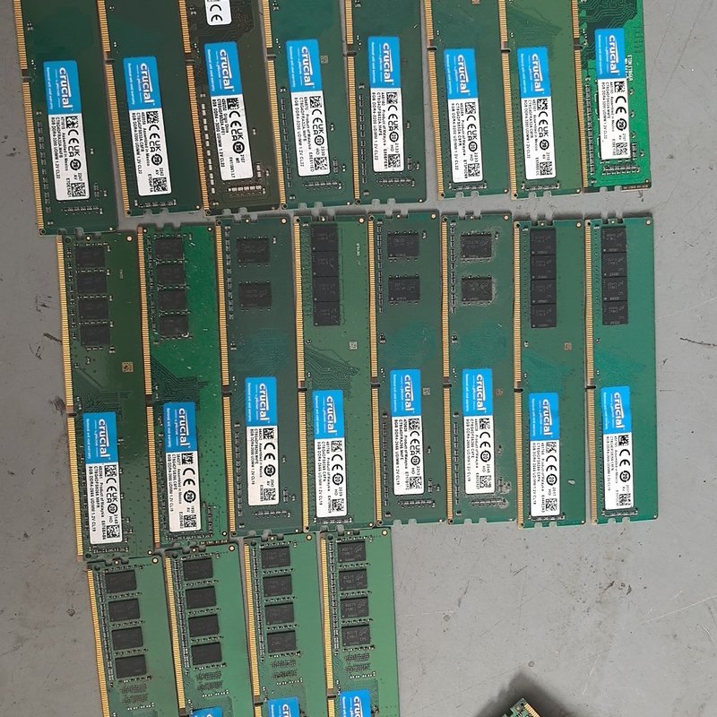 议价-可维修英睿达DDR4 8G内存条,台式机件,成色看,有使用
