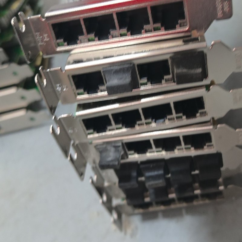 议价-可维修LR-Link LREG9714HT四口千兆网卡，PCI-