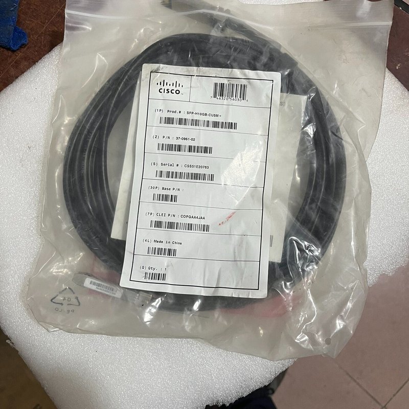 议价-可维修SFP-H10GB-CU5M思科光纤跳线,6条,其中