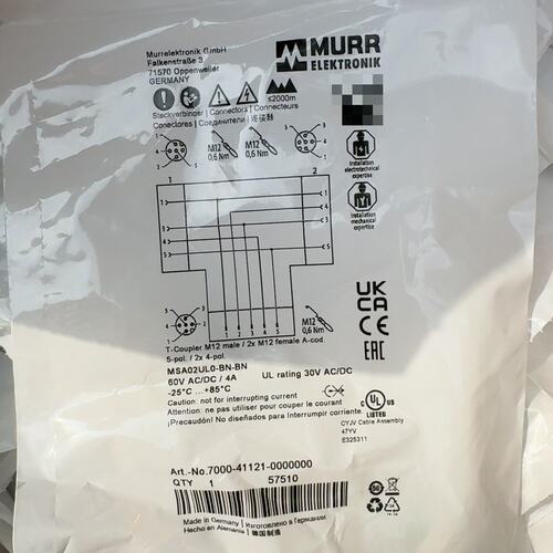 议价-可维修MURR连接器