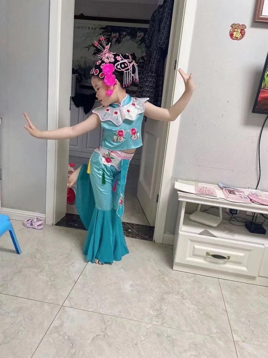 俏花旦舞蹈服小戏骨演出服