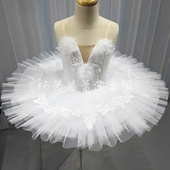 儿童芭蕾舞裙白色天鹅湖小天鹅表演服TUTU裙睡美人演出舞台服装