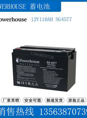 Powerhouse蓄电池12V110AH 电瓶 (S 4577)医疗设备/UPS/照明/监控